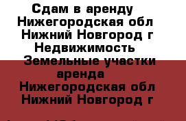 Сдам в аренду  - Нижегородская обл., Нижний Новгород г. Недвижимость » Земельные участки аренда   . Нижегородская обл.,Нижний Новгород г.